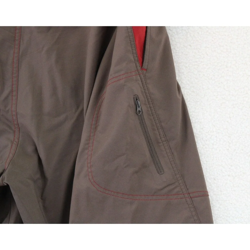 REI Mens‎ Board Shorts Size 34 Brown Red UPF 30+ Polyester Spandex Outdoor
